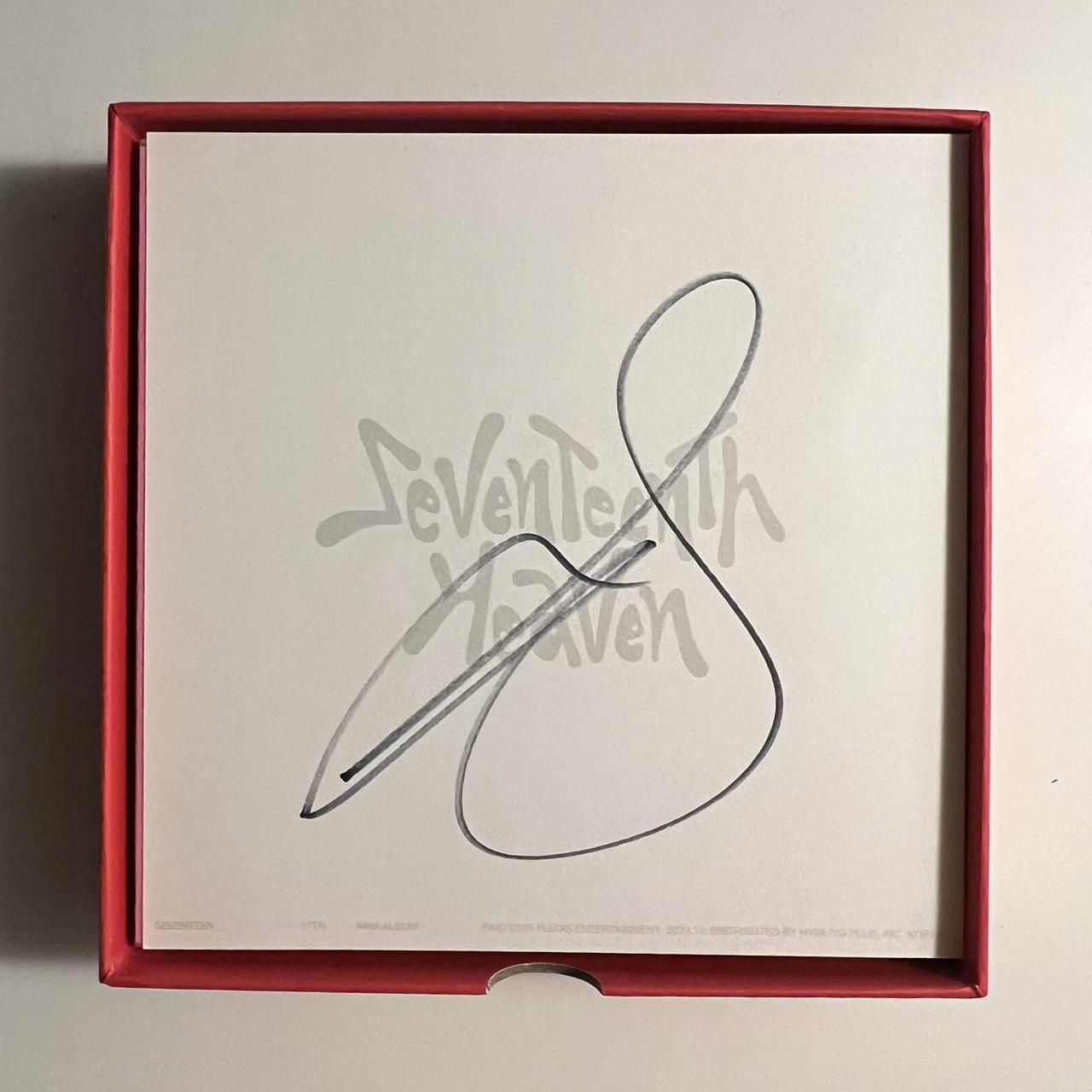 seventeen fml seungkwan official signature, comes | Depop