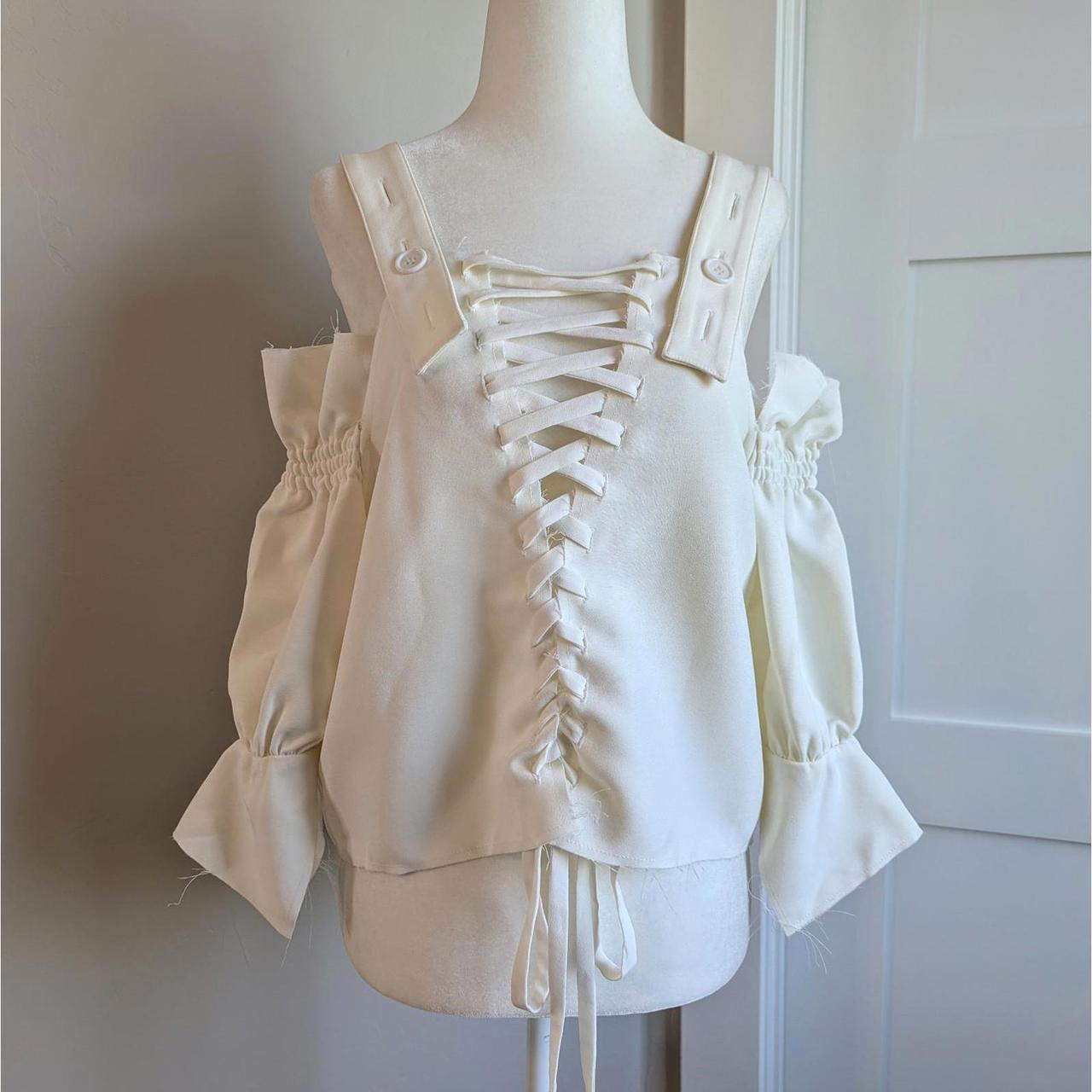 Reworked Women's Top - Cream - One size – AMERI V… - image 1