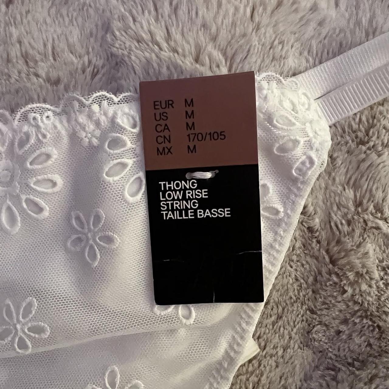 H&M Women's White Panties Depop