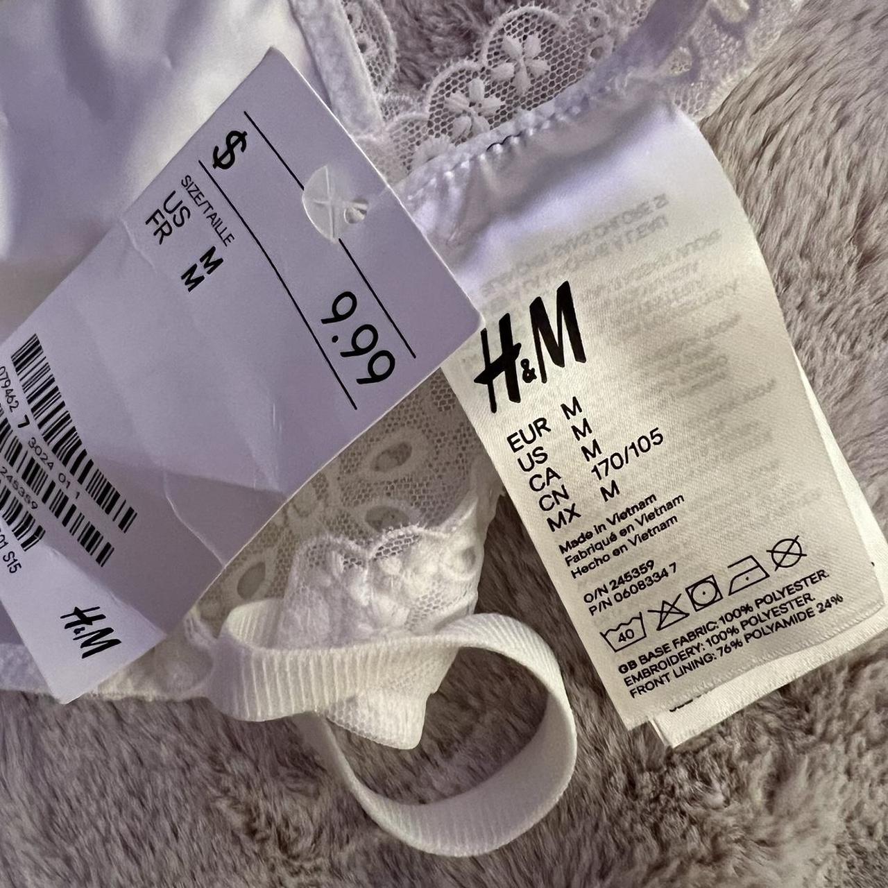 H&M Women's White Panties Depop