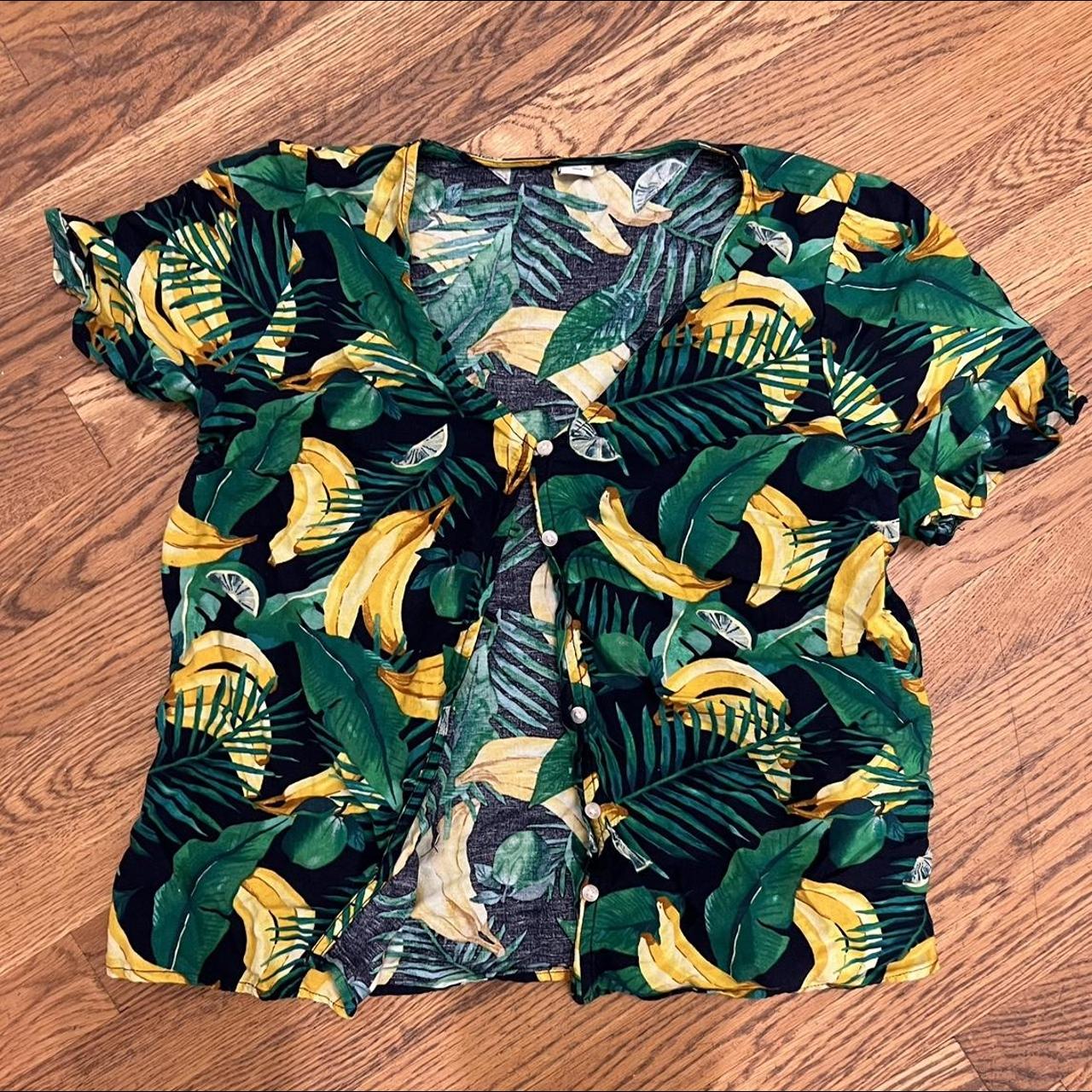 old navy banana shirt