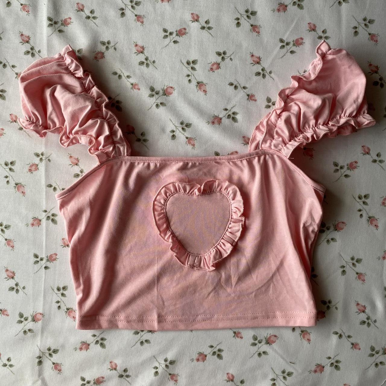 coquette-crop-top-baby-pink-heart-crop-top-depop