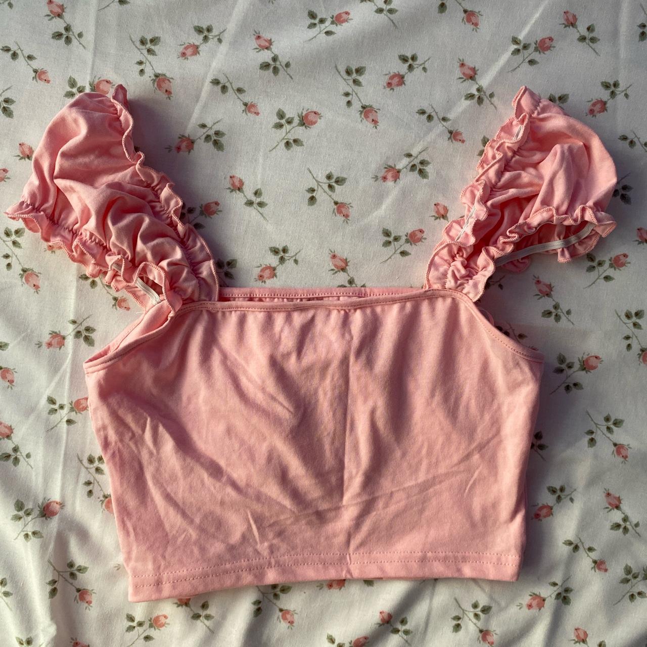 coquette-crop-top-baby-pink-heart-crop-top-depop