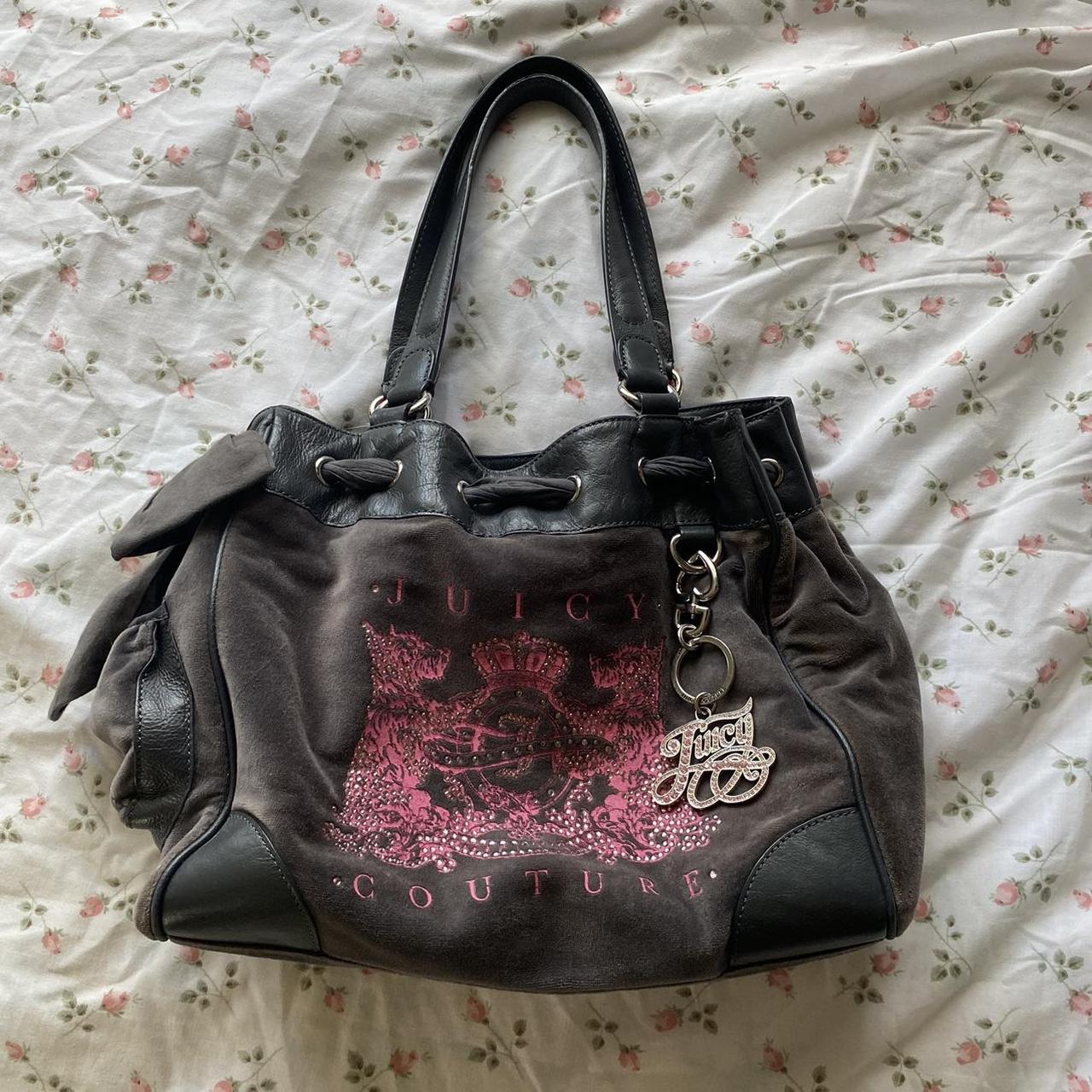 🌙 juicy couture day dreamer scottie bag - grey and... - Depop