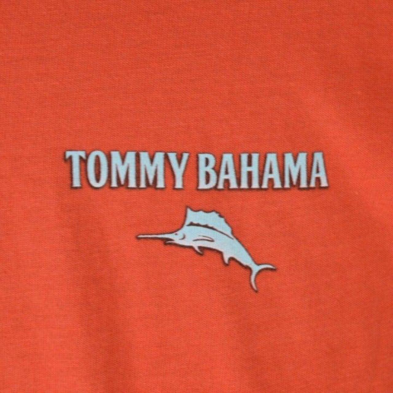 Tommy Bahama Men's Orange T-shirt | Depop