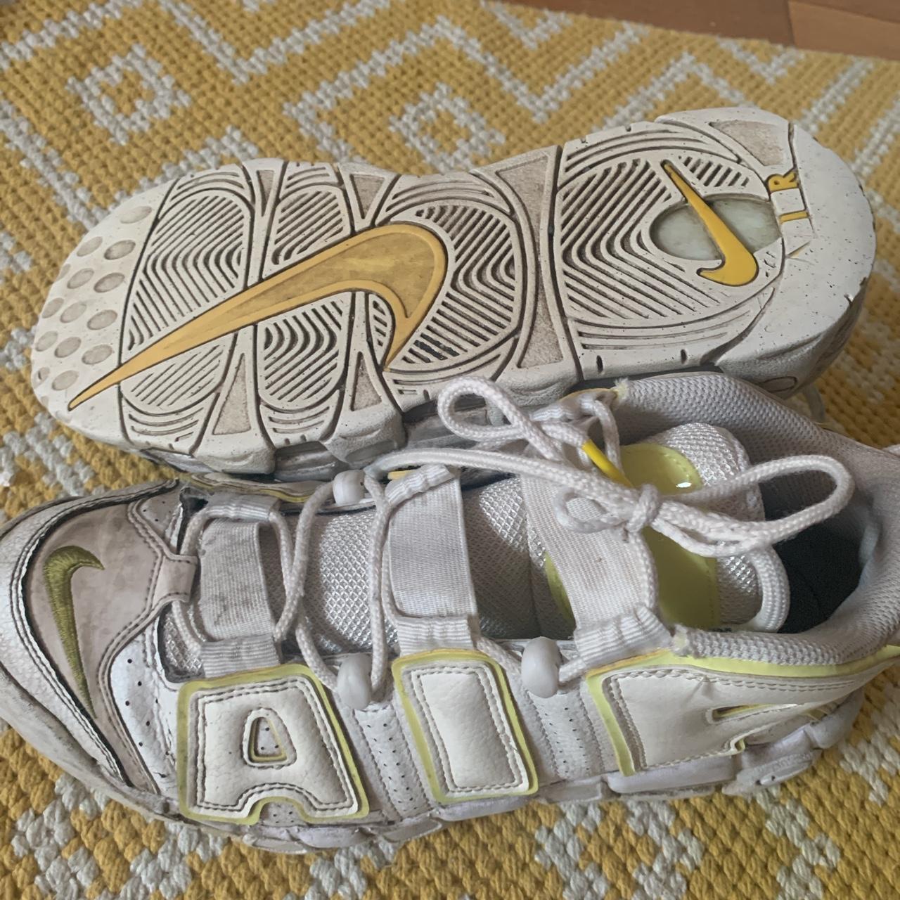 white and yellow uptempo
