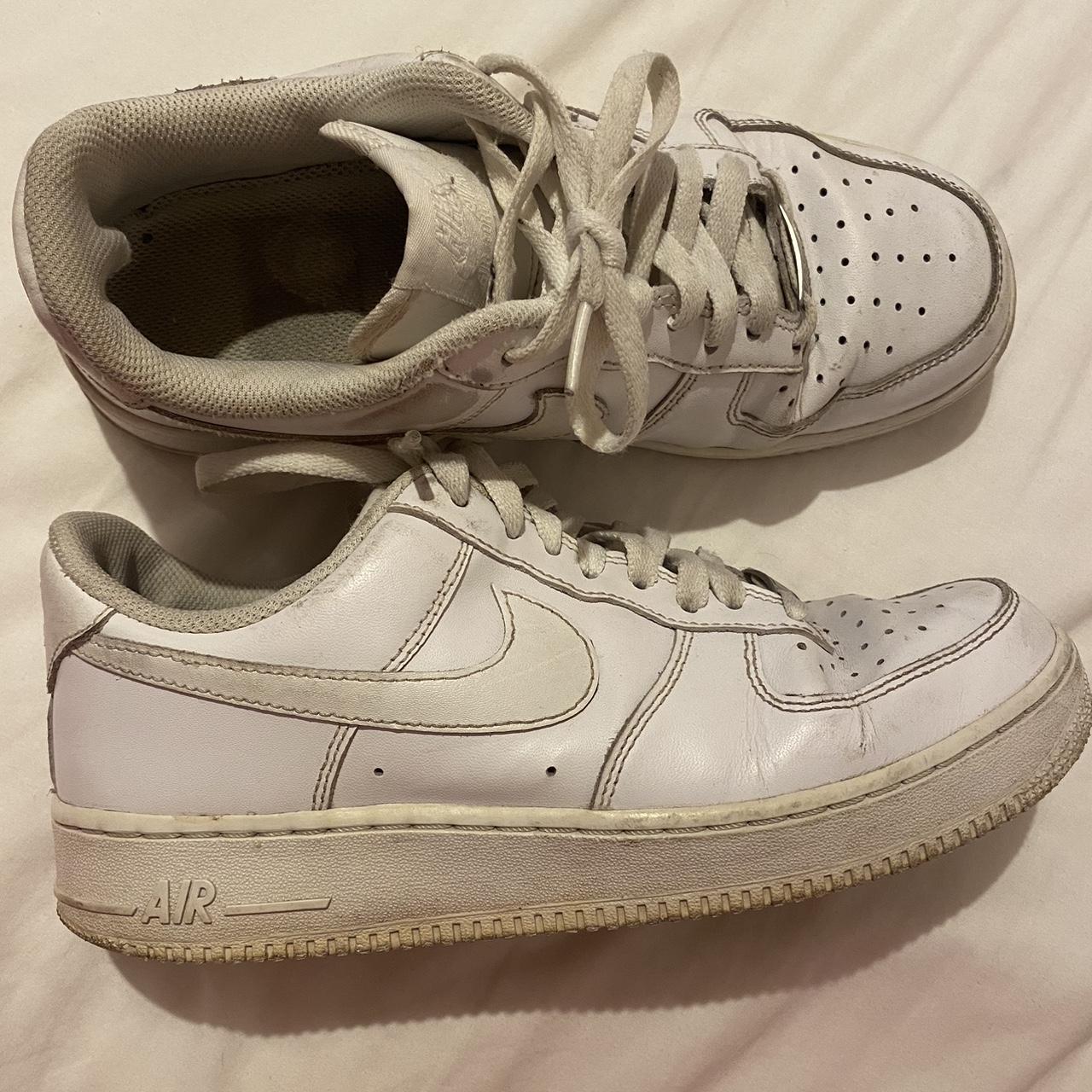 nike air force 1s - veryyy worn - bit ripped but... - Depop