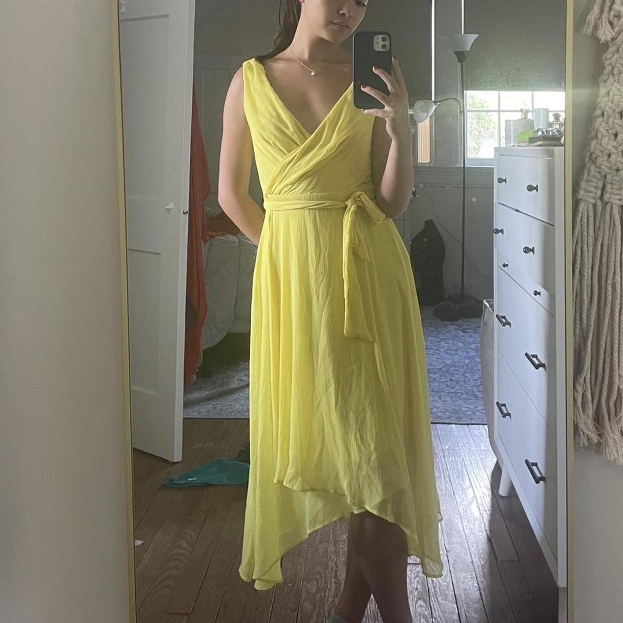 Dkny yellow dress on sale