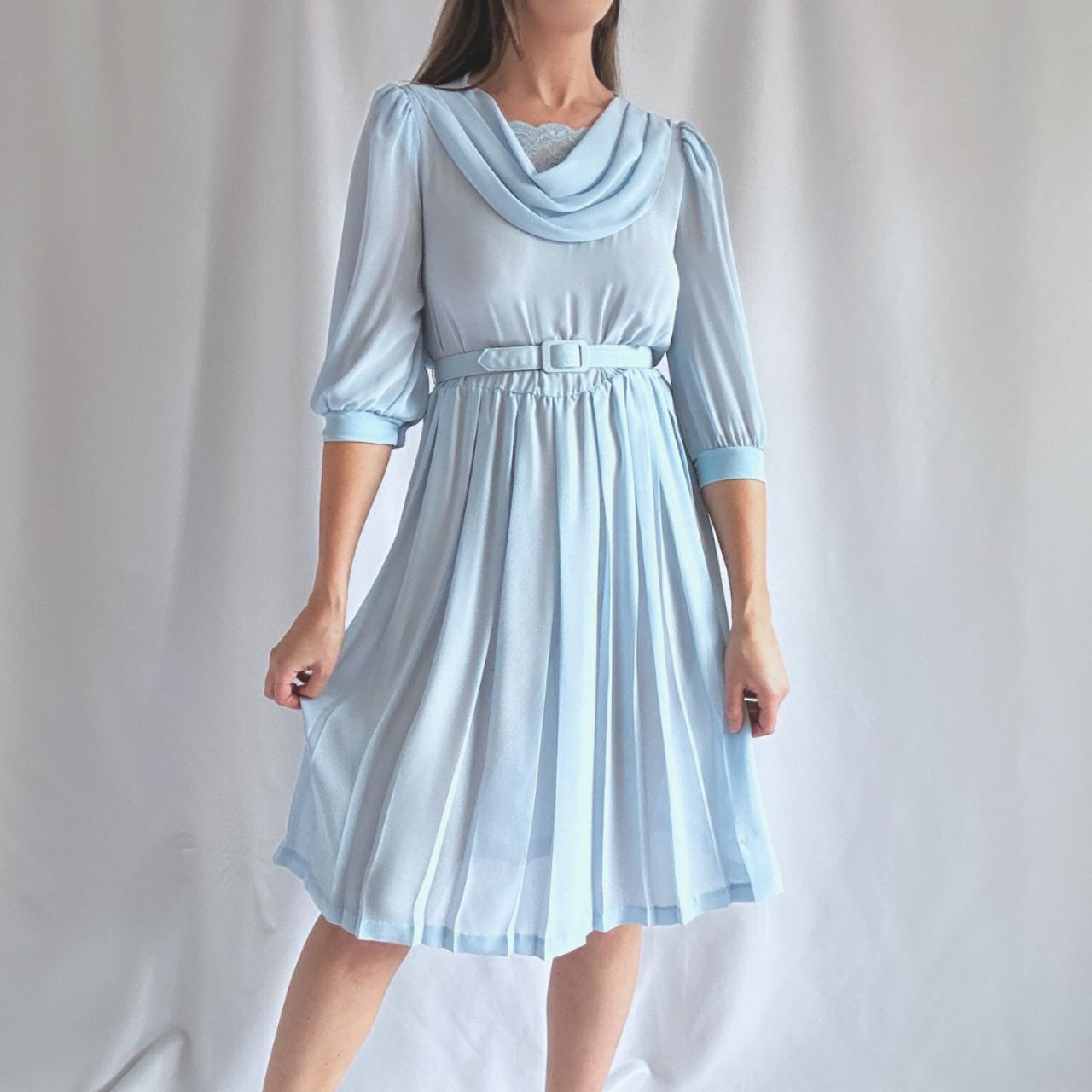 Powder blue shop vintage dress