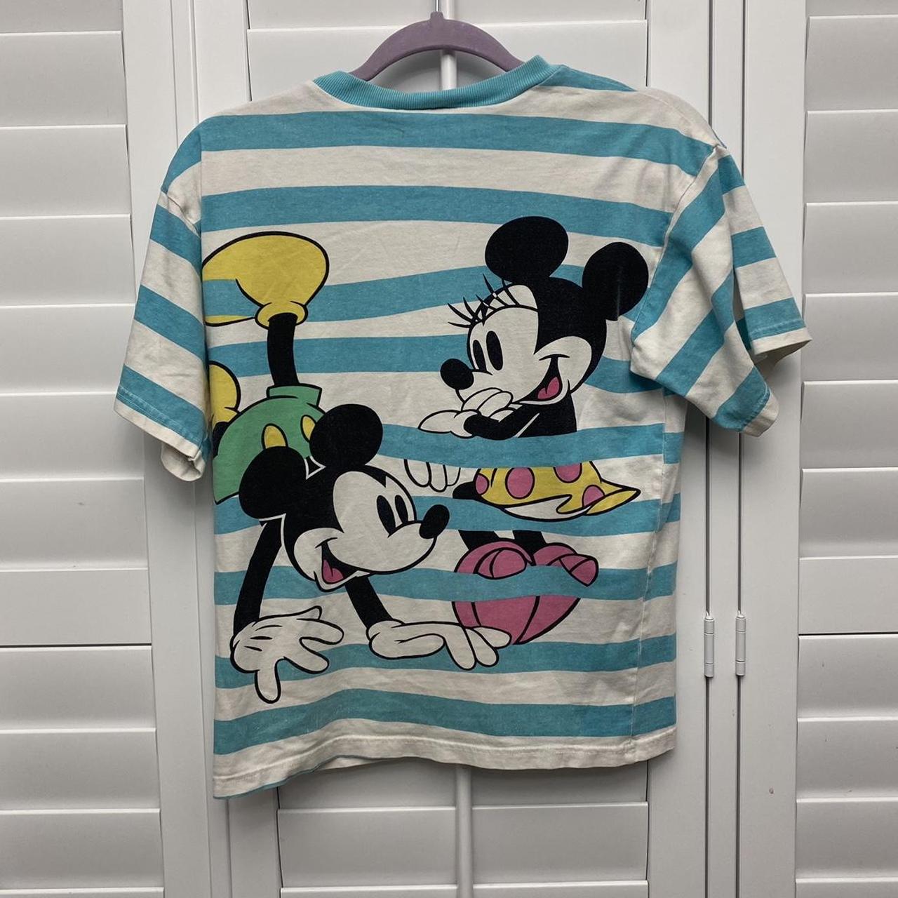 vintage mickey mouse shirt no tag but best fits... - Depop