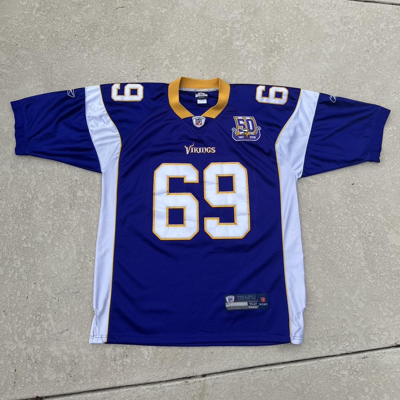 Reebok NFL Equipment Minnesota Vikings #69 Jared Allen Purple