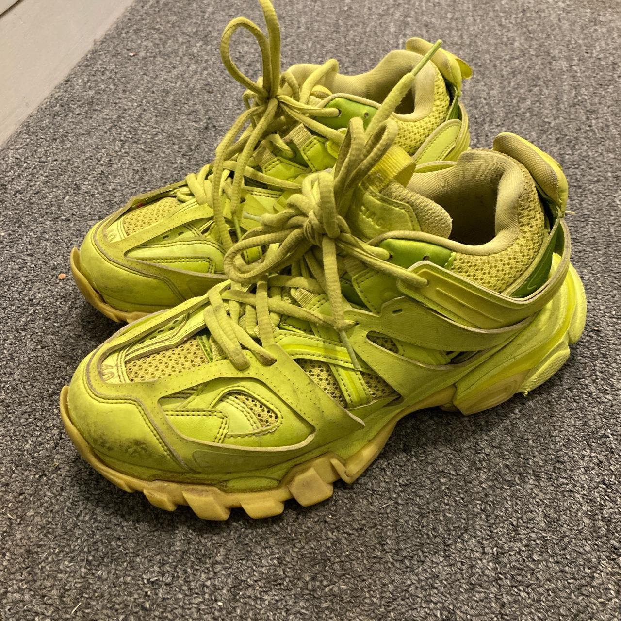 Balenciaga sneakers green yellow best sale