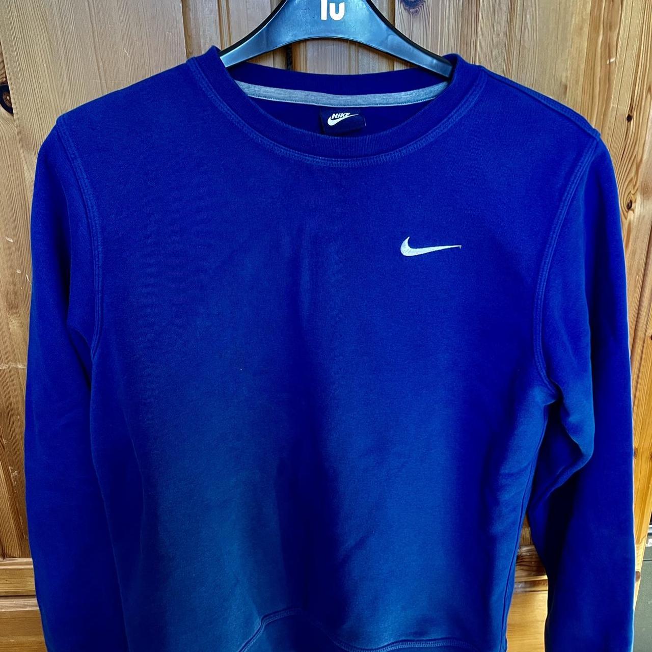 Blue Nike Sweatshirt in size small. Message me if... - Depop