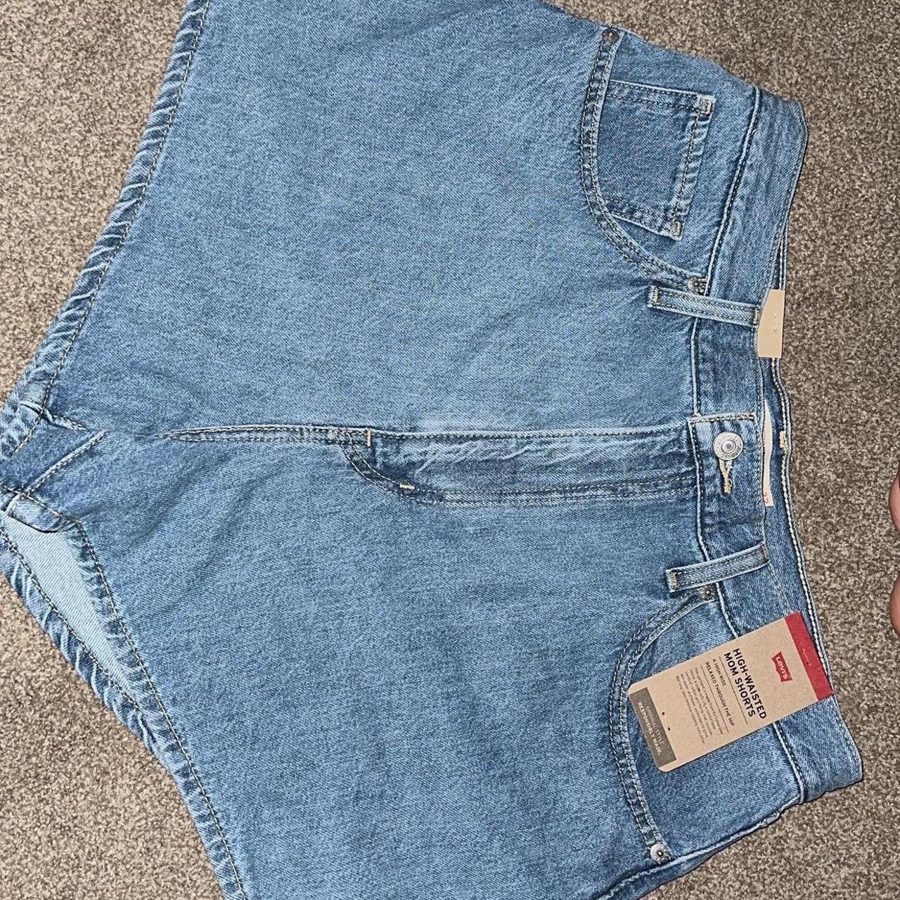 Womens high waisted mom shorts size 32 New with - Depop