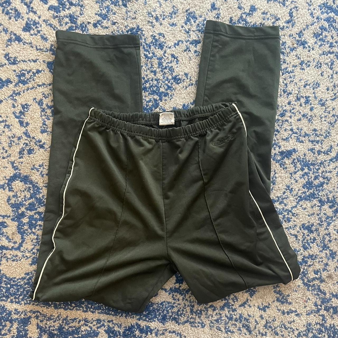 Dark vintage old navy track pants free shipping Depop