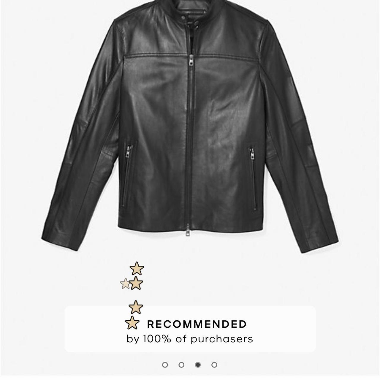 MENS MICHAEL KORS orders LEATHER JACKET