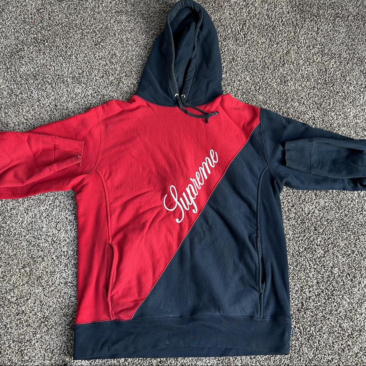 Supreme hoodie outlet cursive