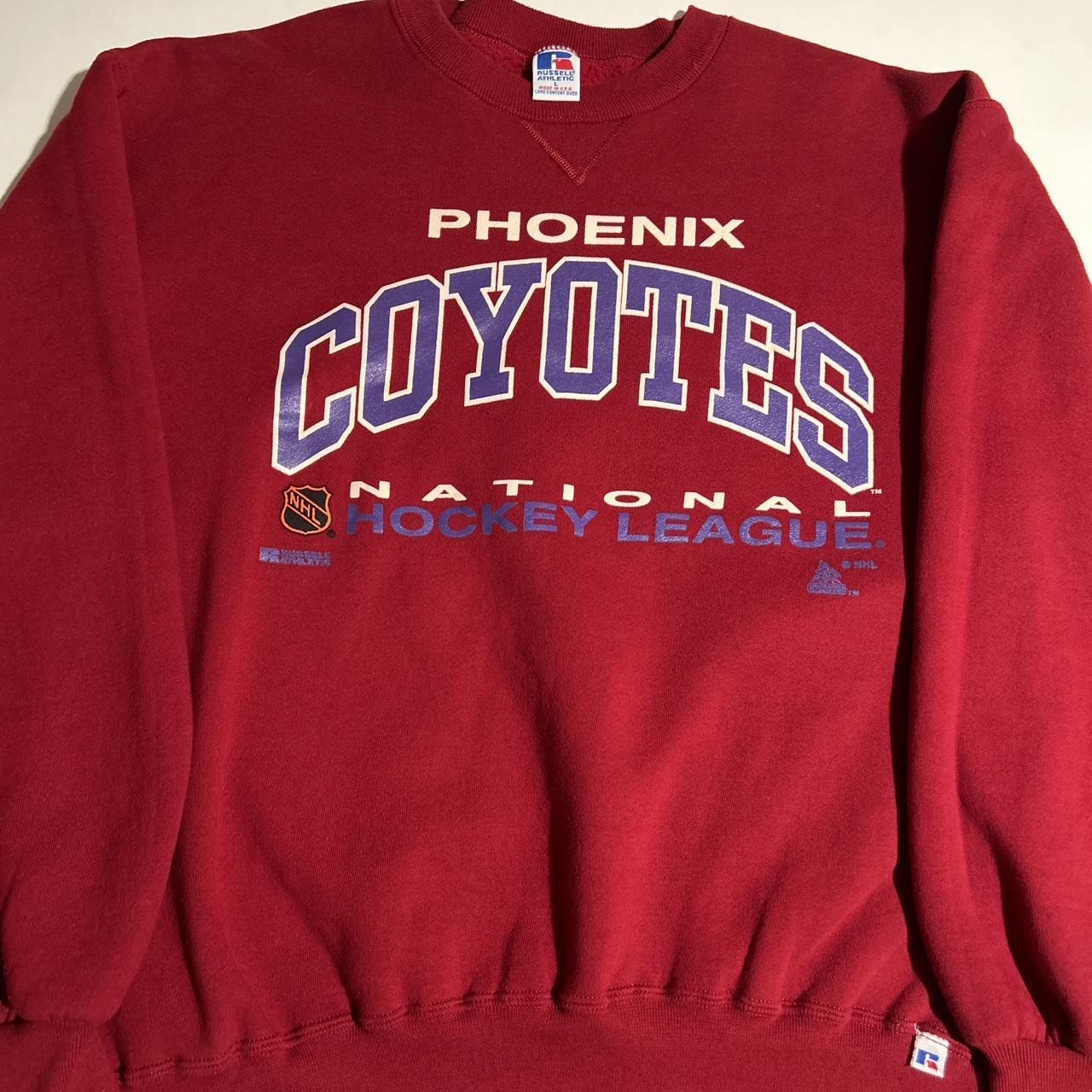 Vintage 90s NHL Phoenix Coyotes Russell Athletic. Depop