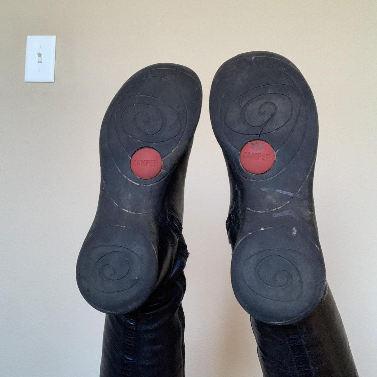 camper knee high boots