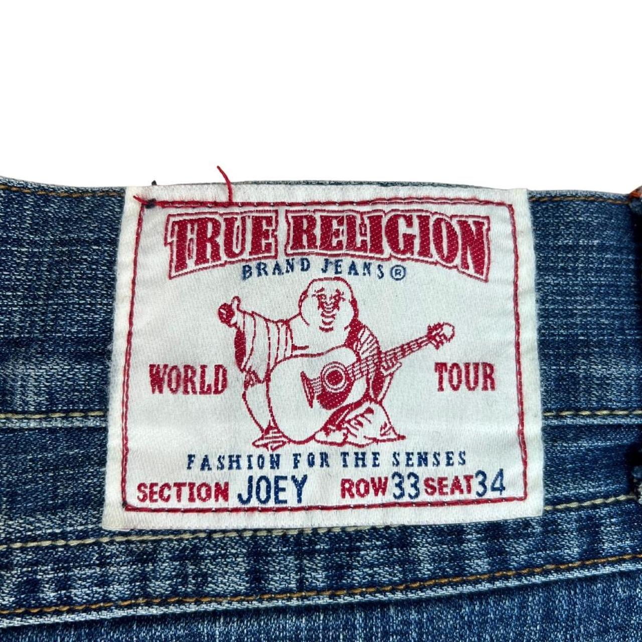 True Religion Men's Blue Jeans | Depop