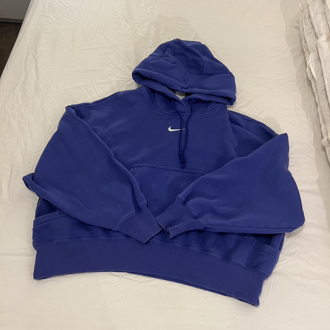 blue and purple nike hoodie