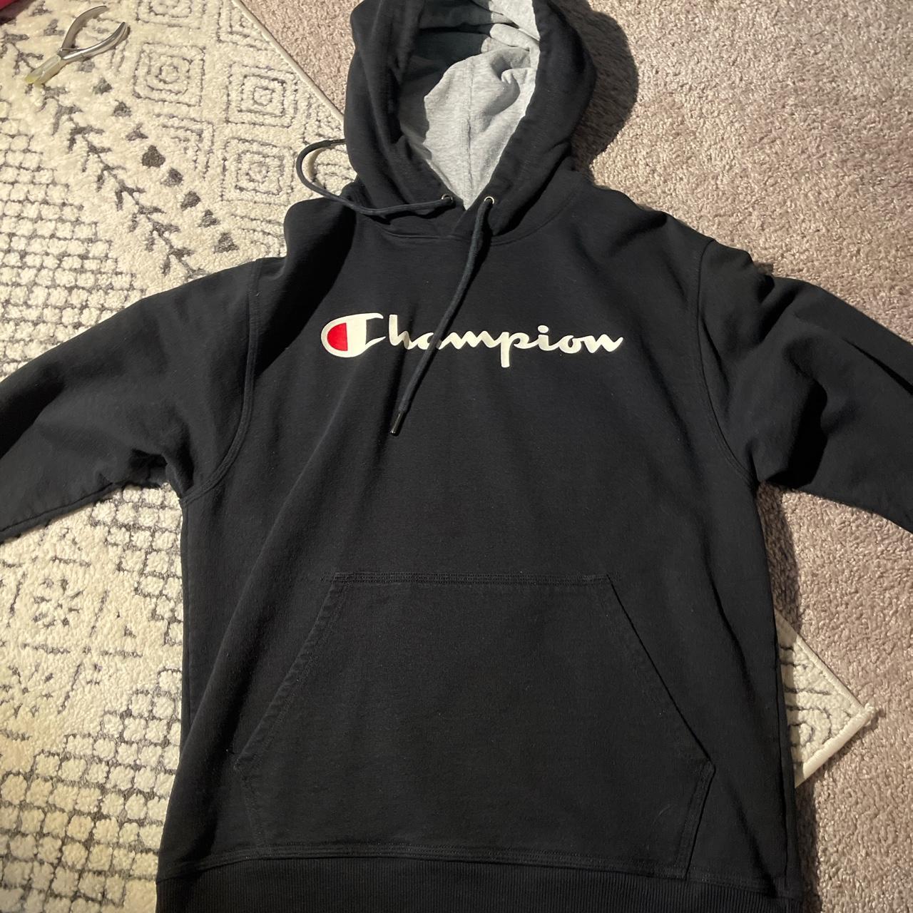 Champion Women's Black Jacket | Depop