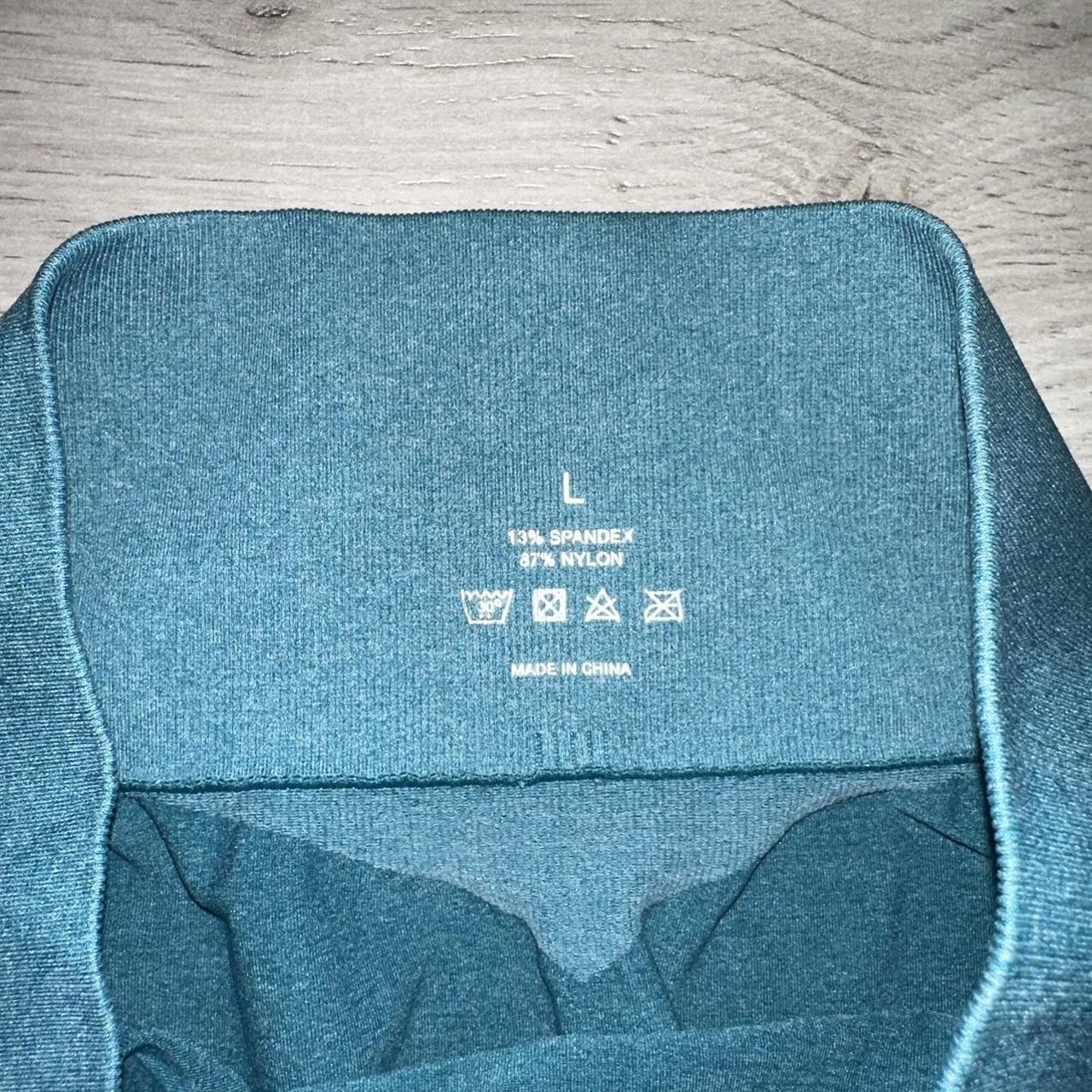 NVGTN teal pro seamless shorts 🐬 Size large but fits... - Depop