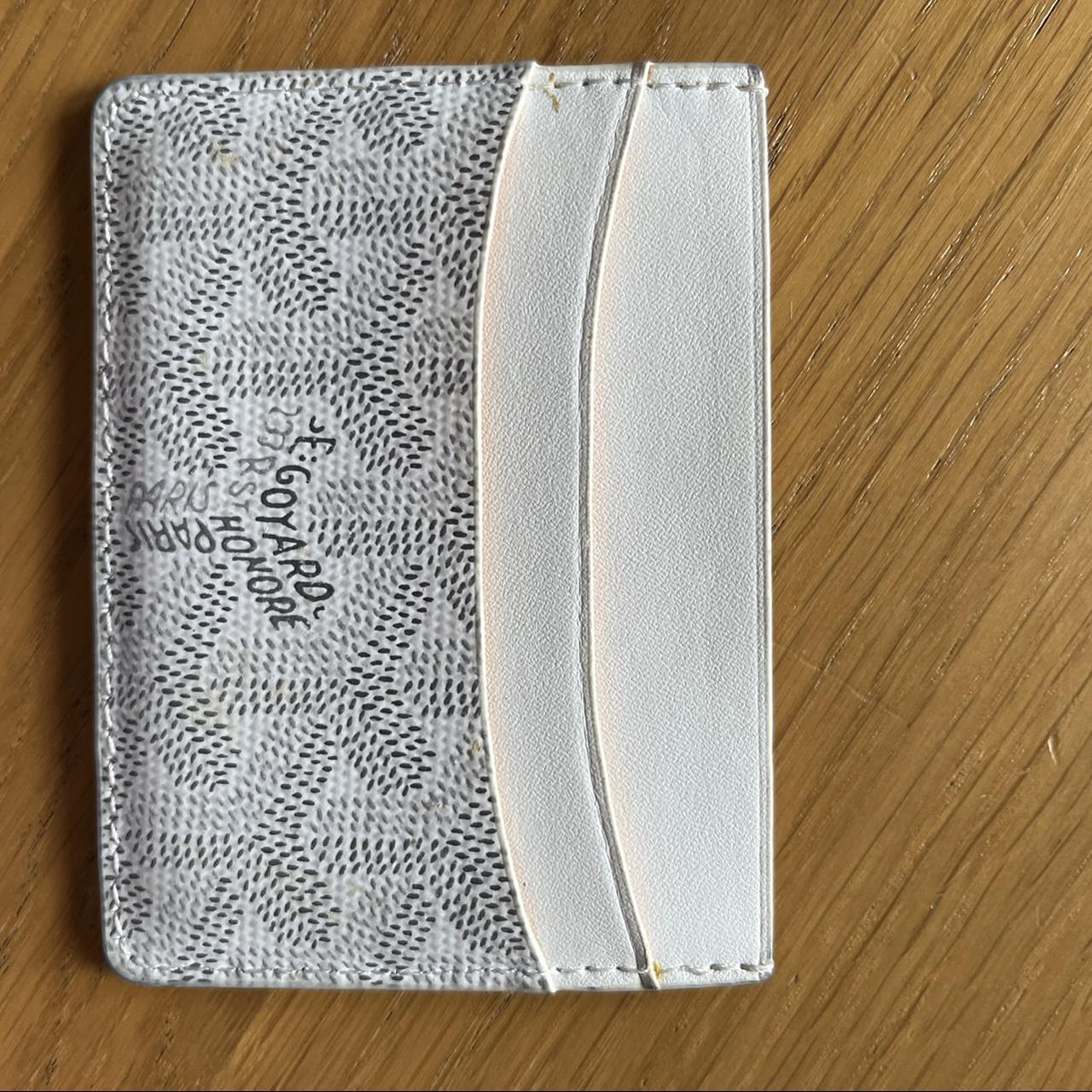 Used goyard cardholder White No box OPEN TO OFFERS - Depop