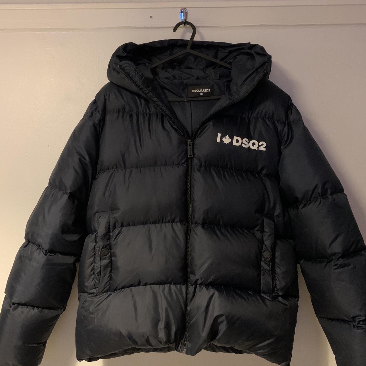 Boys Dsquared2 Puffer Coat Age 14 - Depop