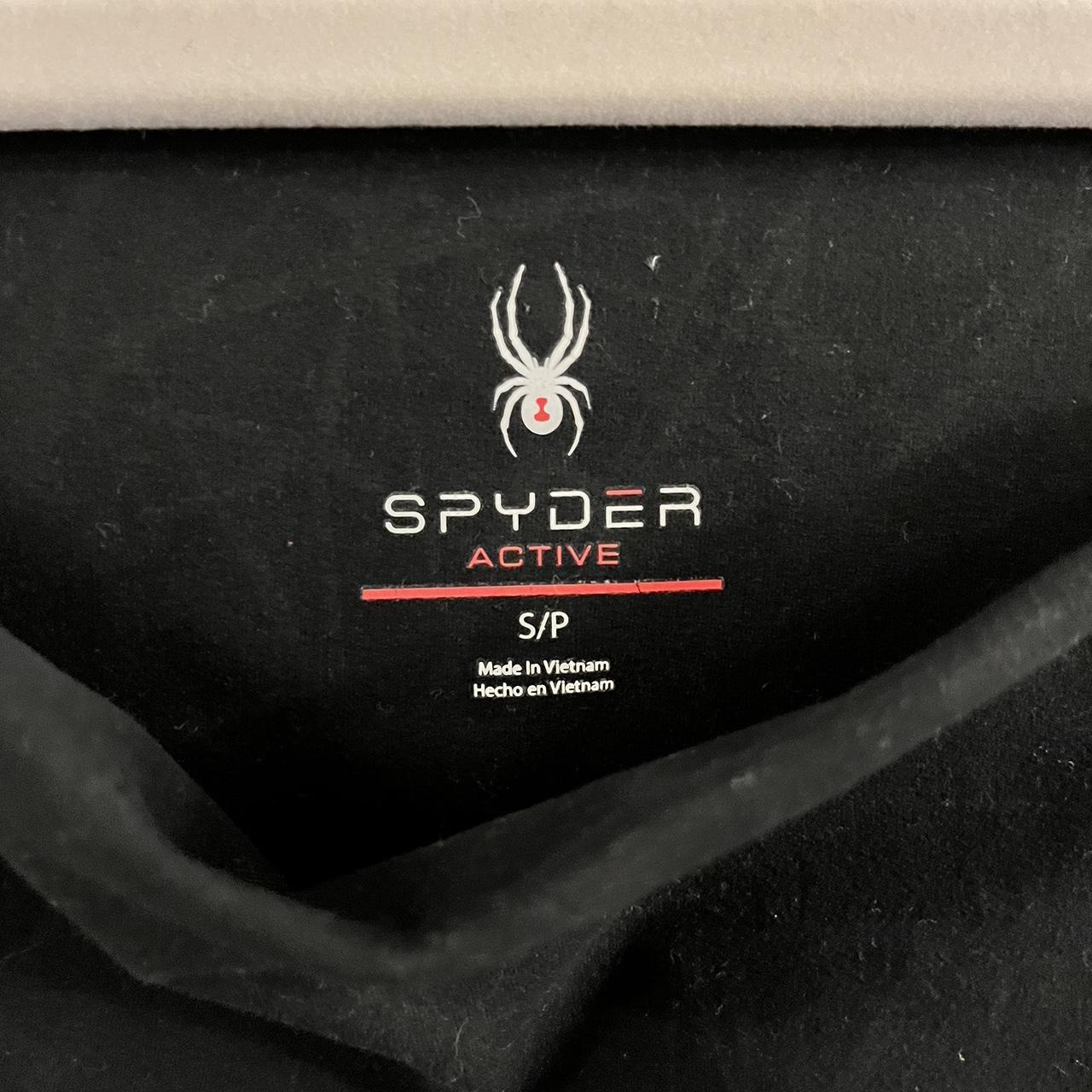 Spyder Women's Black Leggings Depop