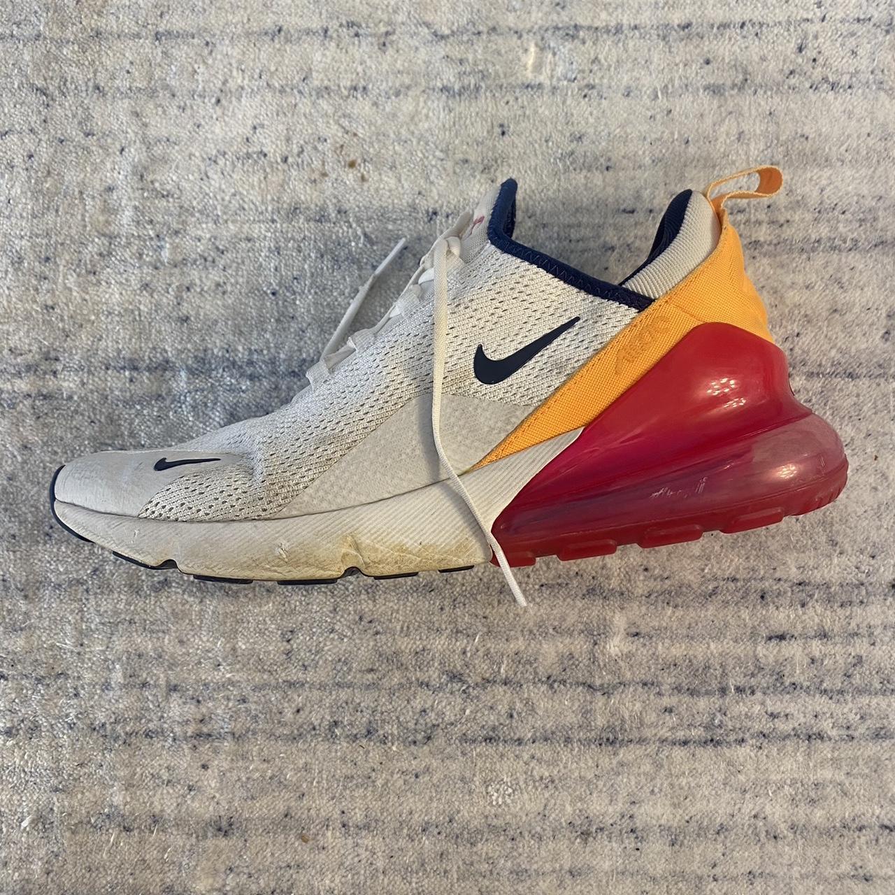 nike 270 pink and orange