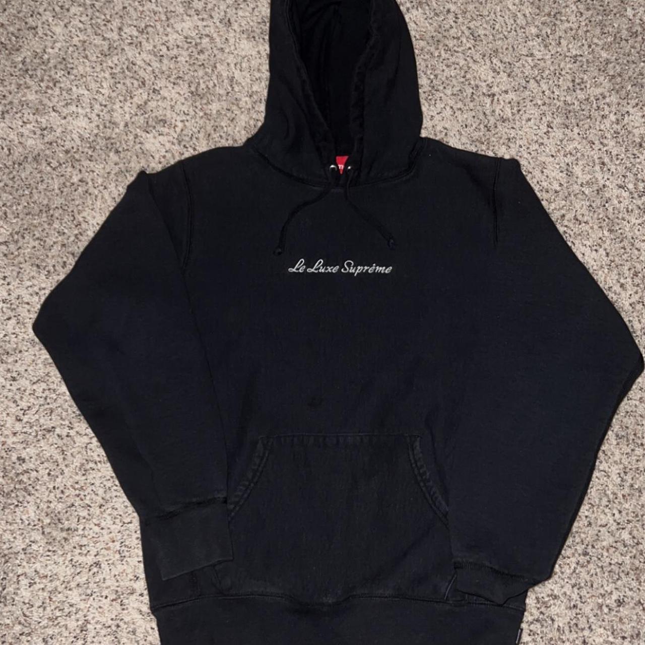 Supreme Le Luxe Hooded Sweatshirt Black