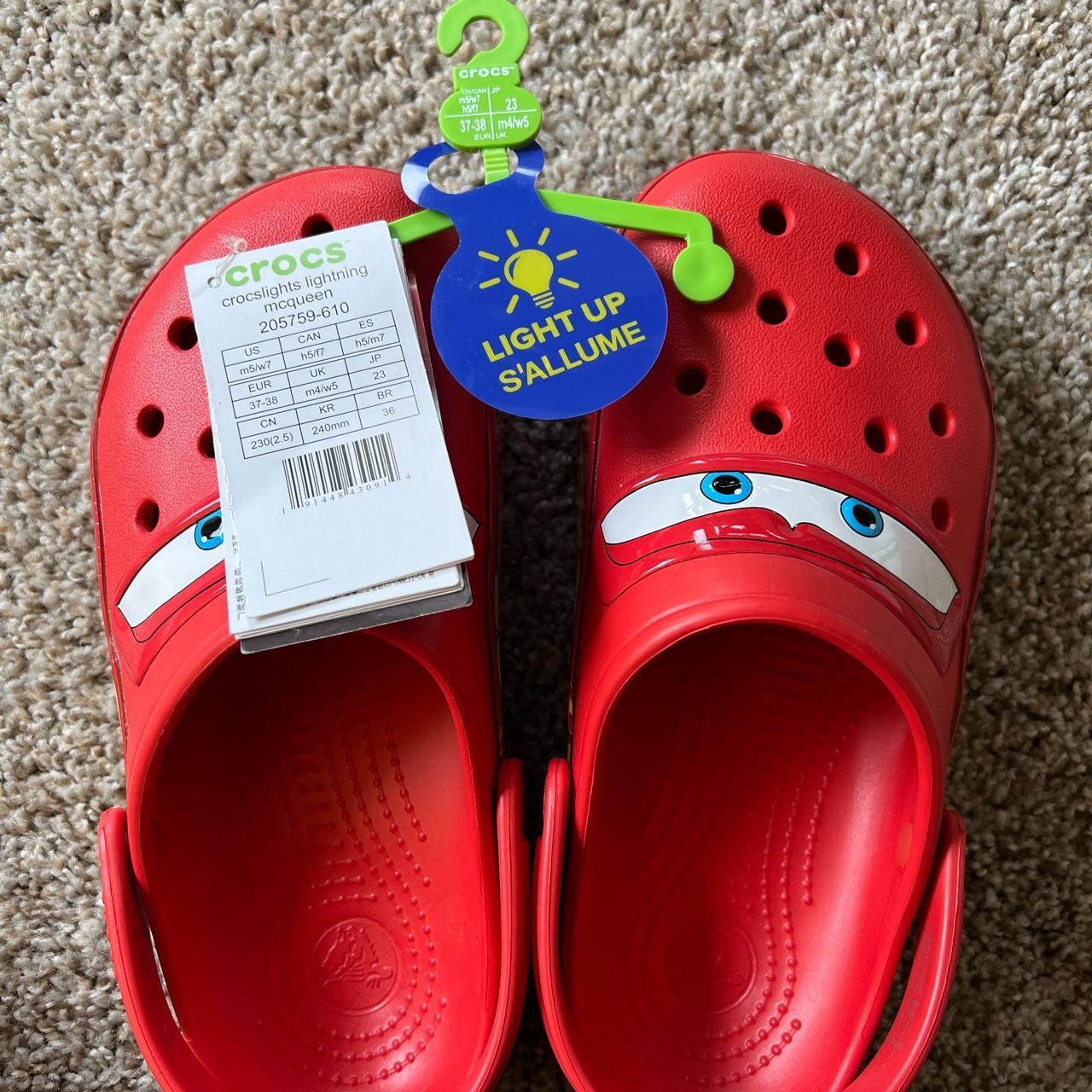 Crocs Women's Red Clogs | Depop