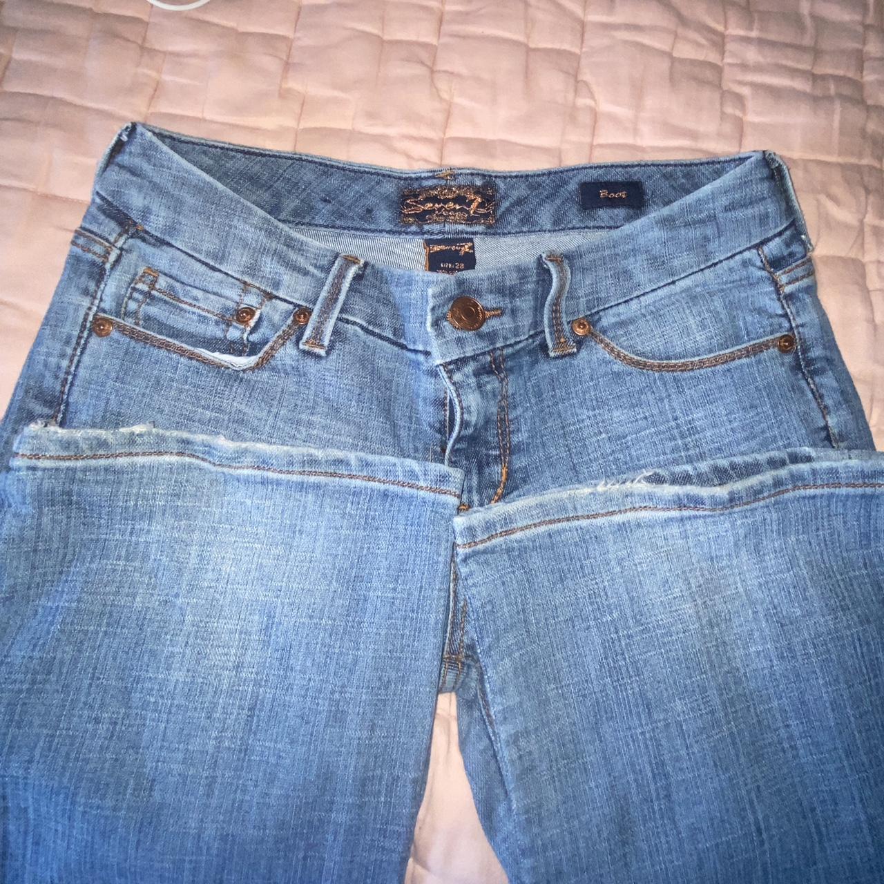 Seven7 Women's Blue Jeans | Depop