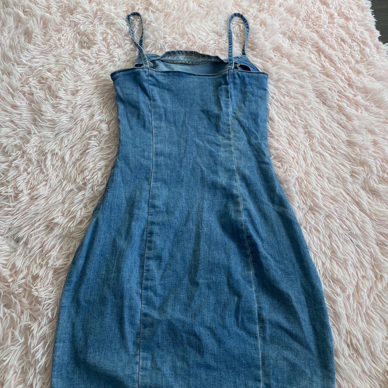 Denim Dress from forever 21 !!! Mid length dress - Depop