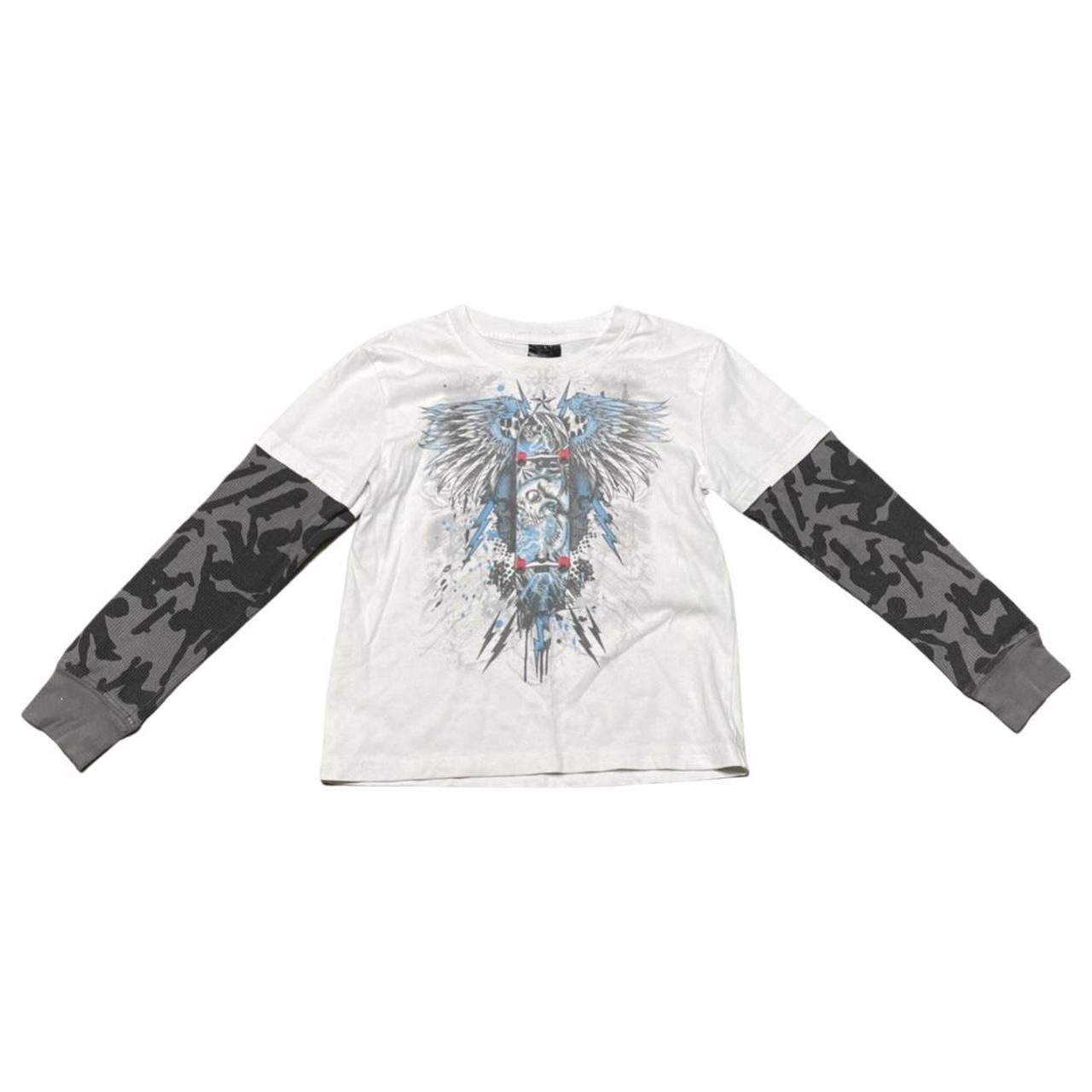 Hybrid Apparel Black and White Shirt