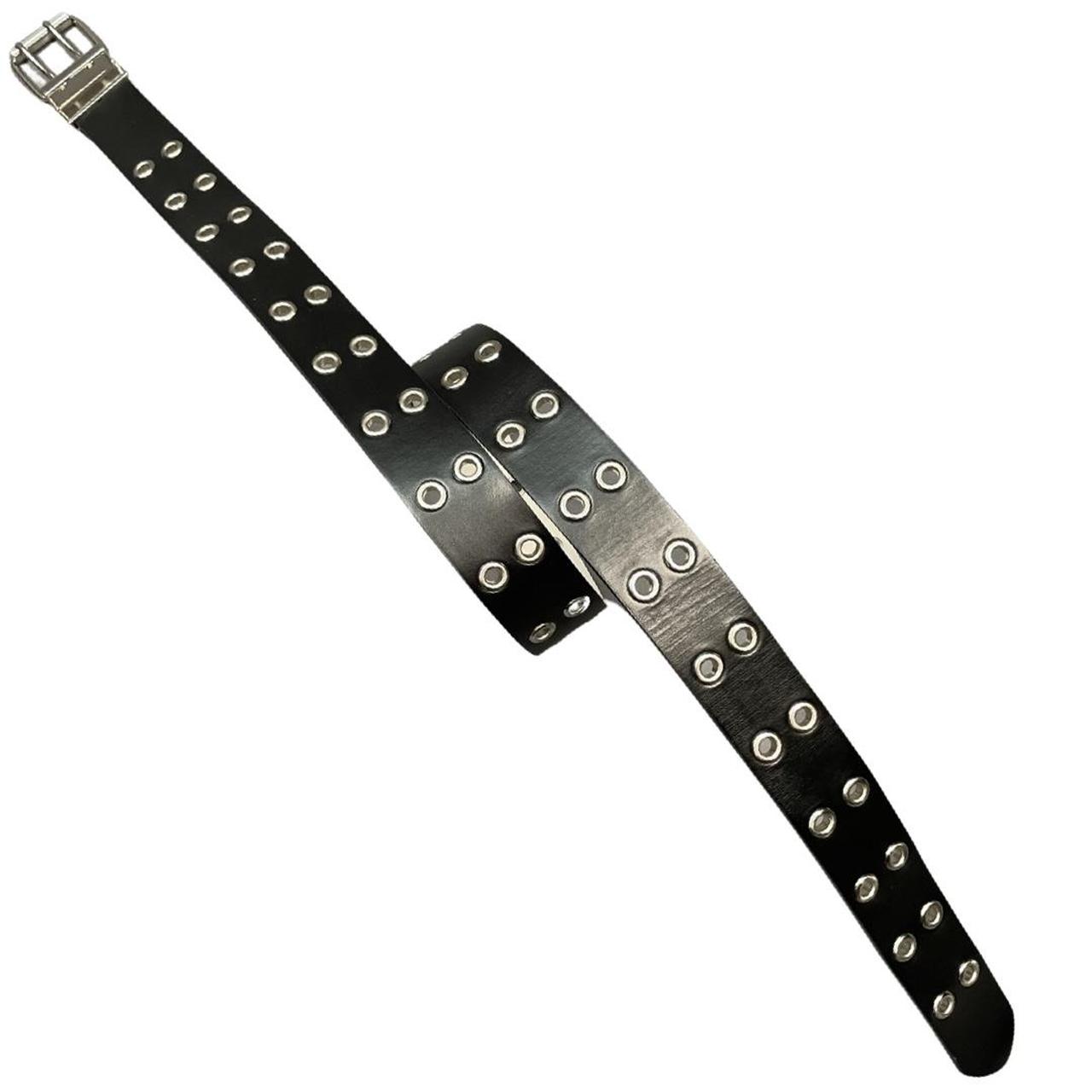 Hot Topic Men's Black and White Belt Depop
