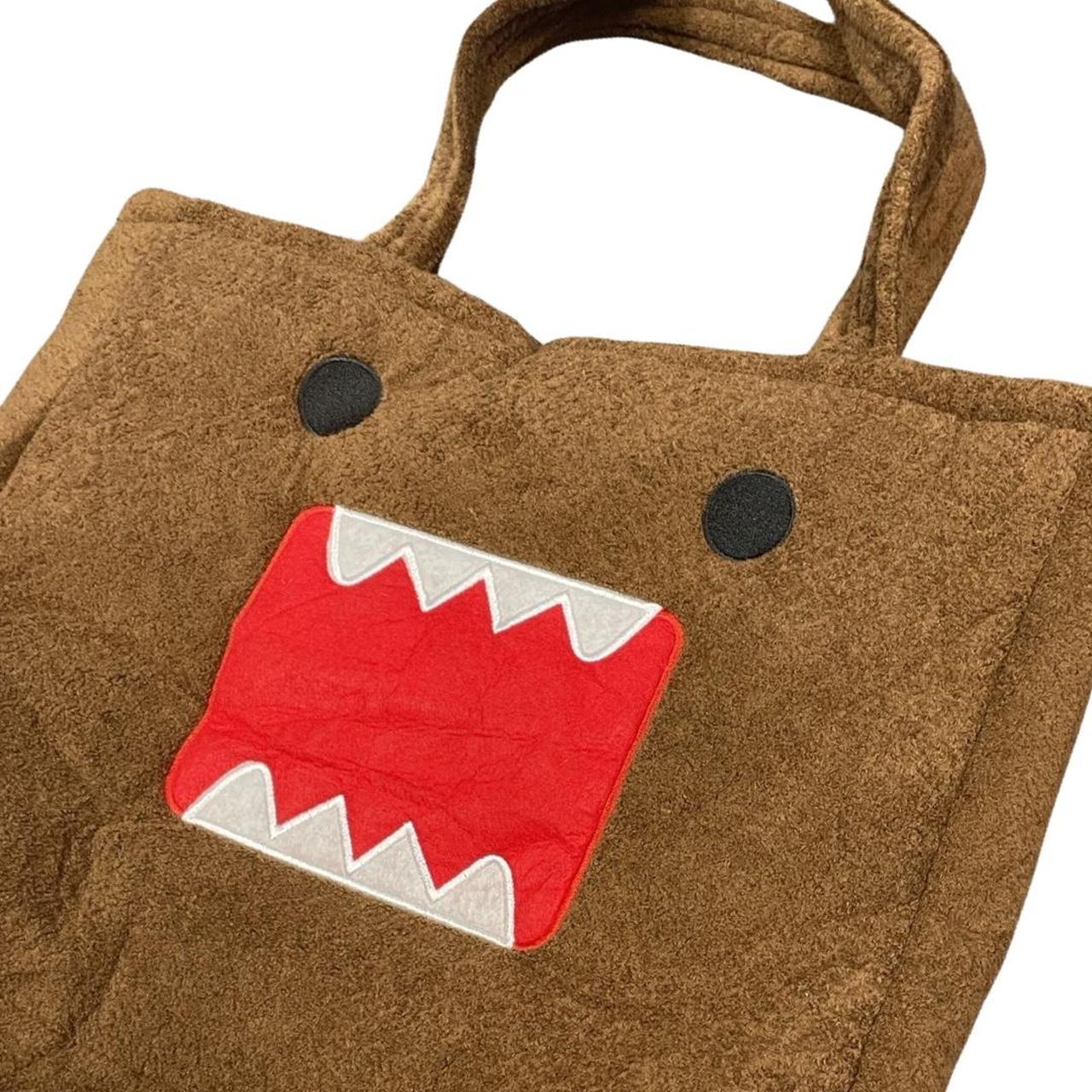 domo tote bag brown domo-kun side purse scene... - Depop