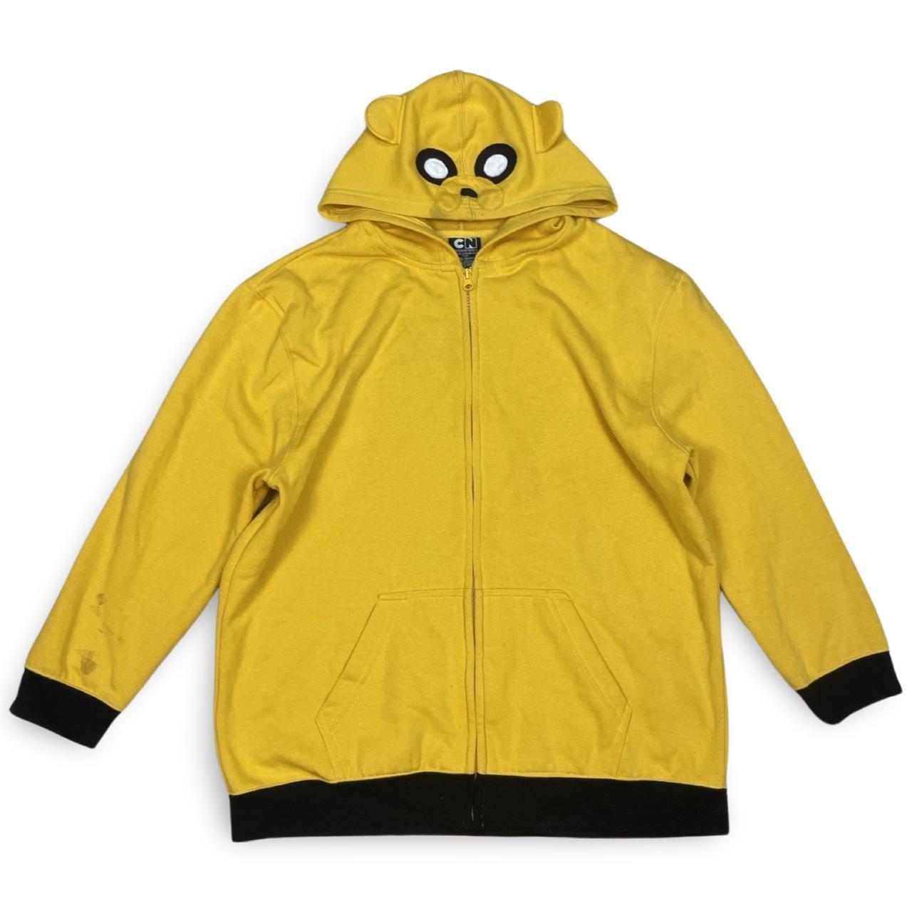 adventure time jake the dog hoodie cartoon... - Depop