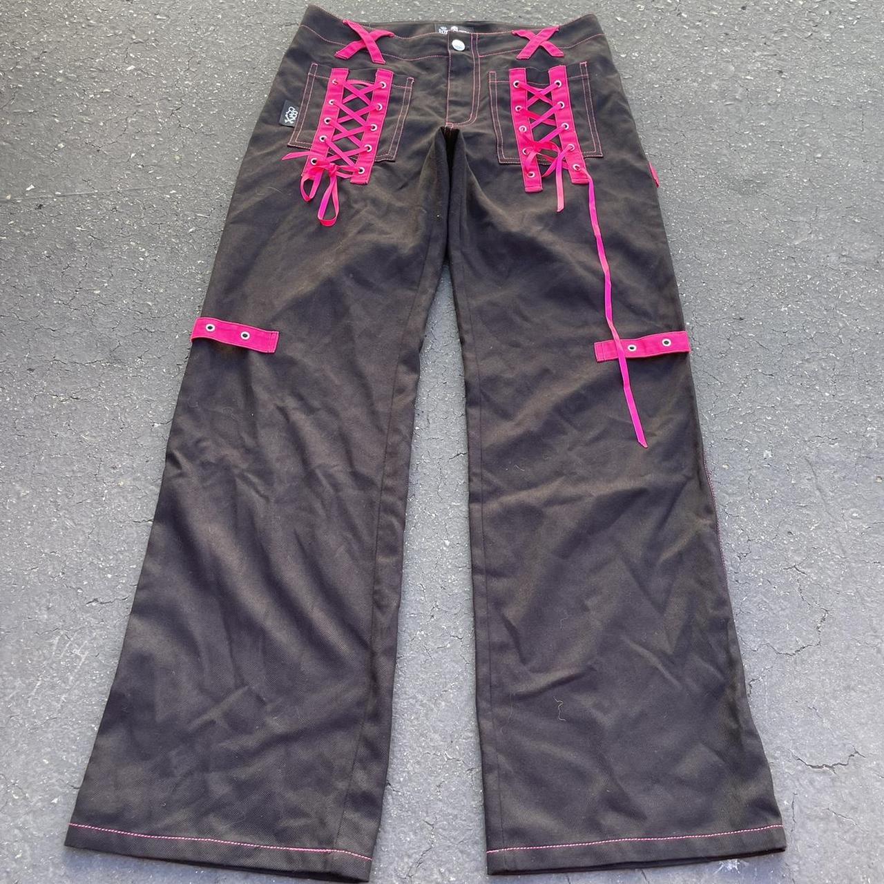 パンツ archive gimmick bondage pants y2k 2000s archive theory gimmick cargo pants - メルカリ