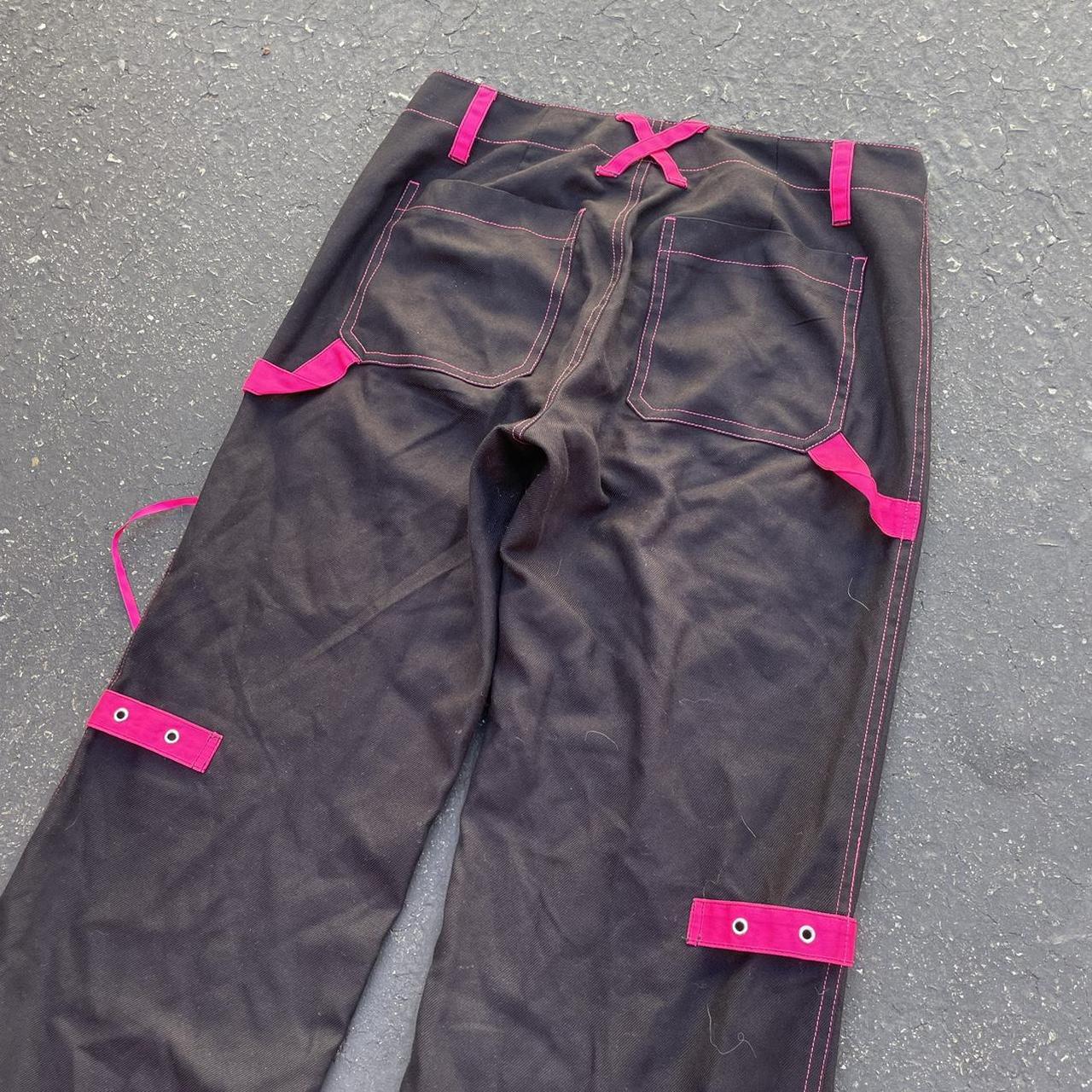 【TRIPP NYC】2Way Buggy Bondage Pants Y2K Vintage Y2K Tripp NYC Skinny-Fit Goth Punk Cyber Grunge