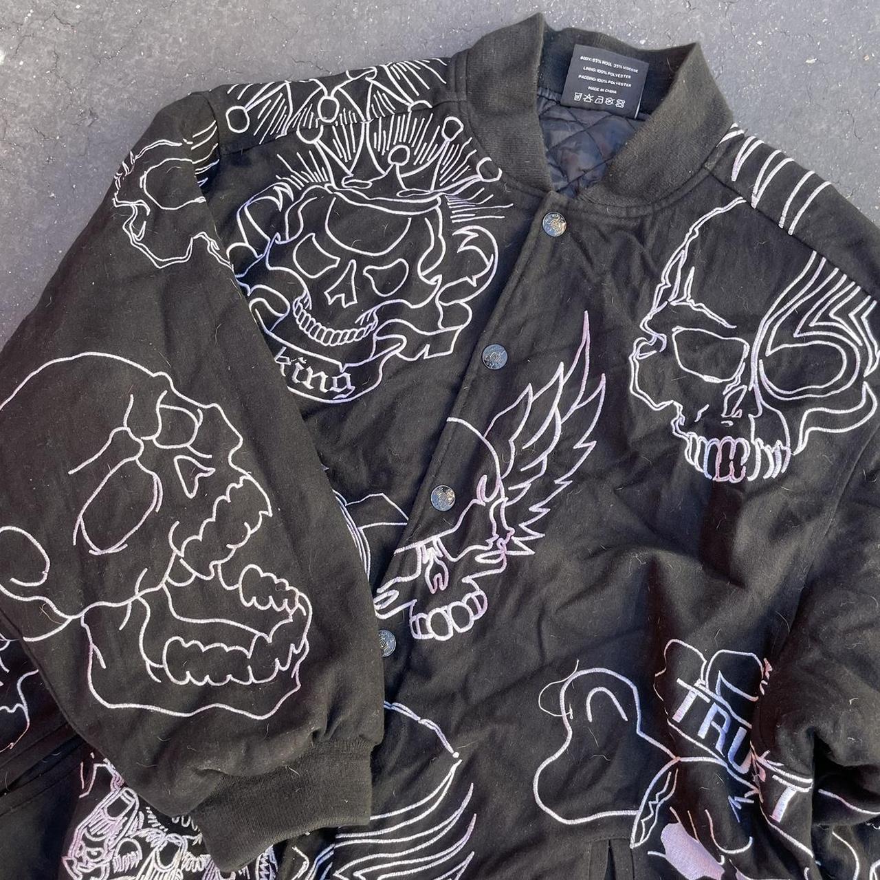 00s L.G.B. Skull Patch Knit Tanktop ifsixwasnine Archive Rare