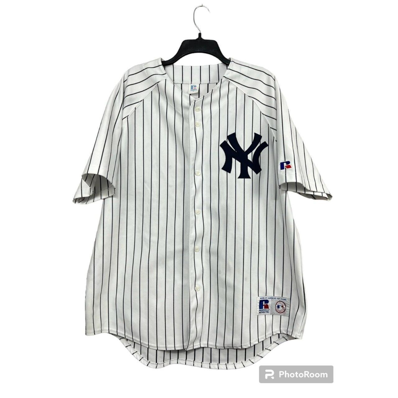 Vintage Russell Athletic New York Yankees Jersey Men... - Depop