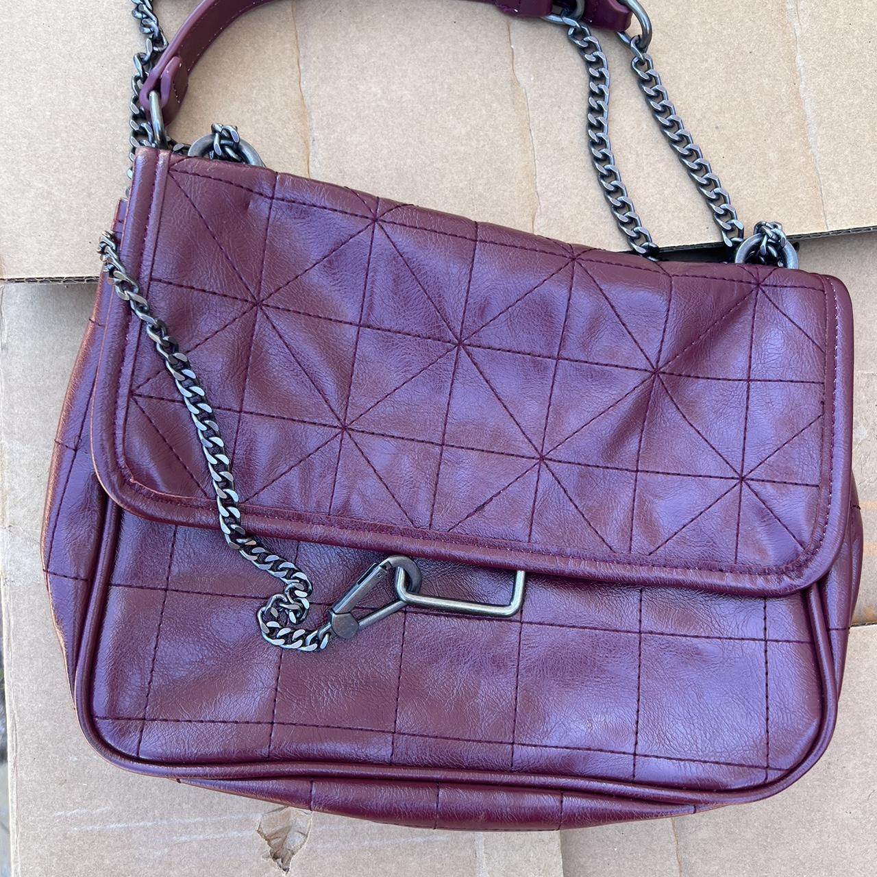 Zara Burgundy bag crossbody
