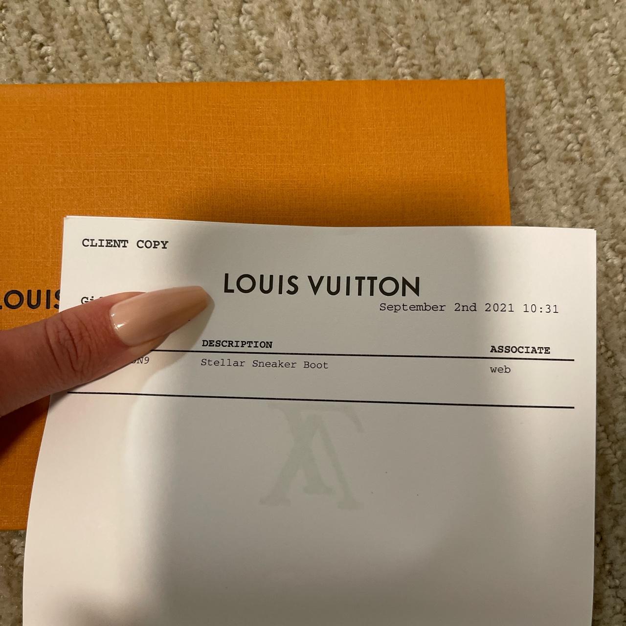 100% authentic Louis Vuitton Stellar sneaker boots💕 - Depop