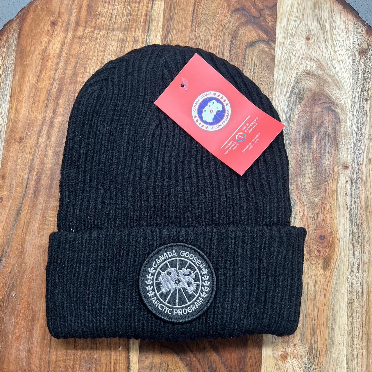 Canada goose beanie hat cheap black