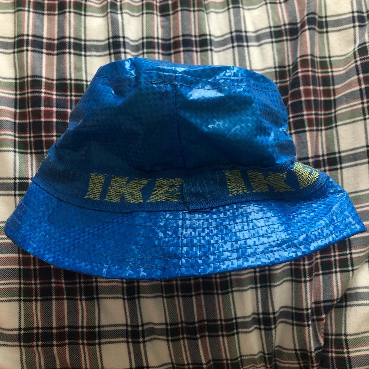 IKEA Women's Blue and Yellow Hat