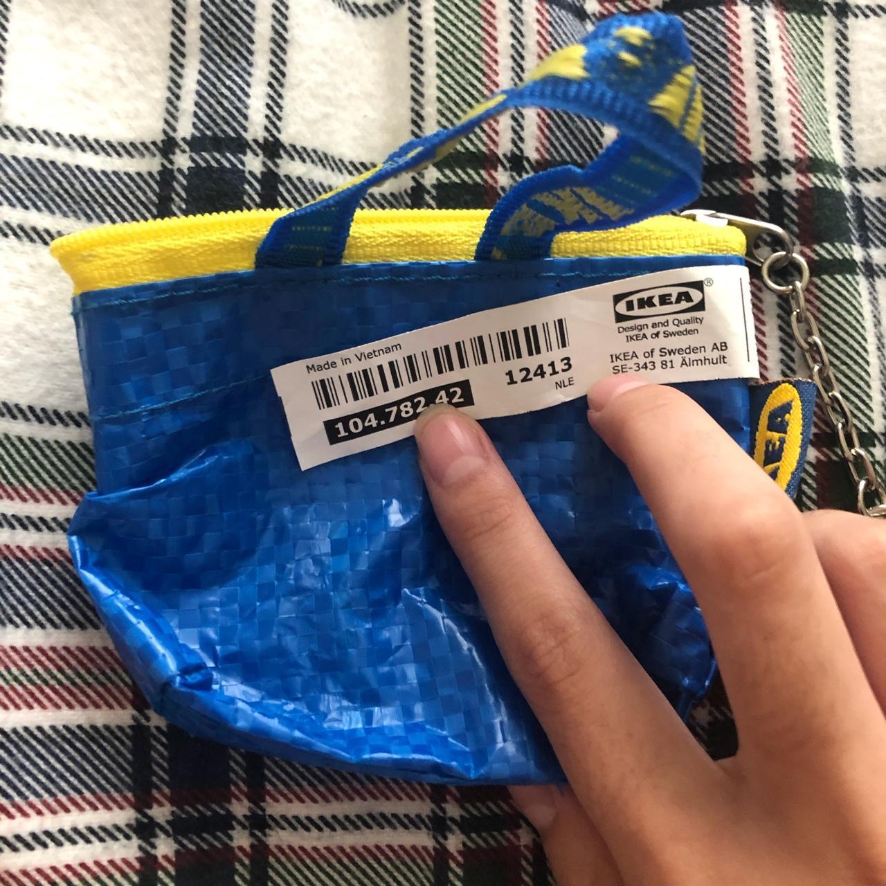IKEA Women's Blue and Yellow Bag (3)