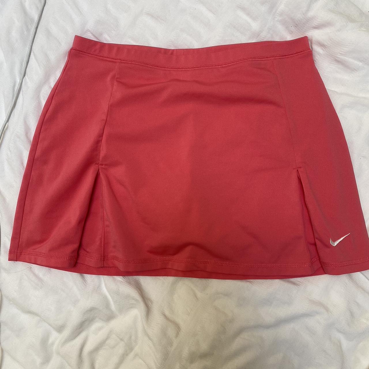 Nike tennis skirt Pink Size medium, will fit a... - Depop