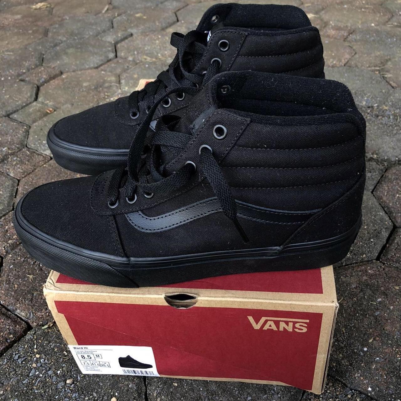 Vans ward clearance hi all black